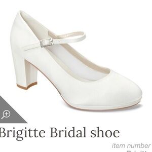 G. Westerleigh Brigitte Ivory Satin Bridal Shoe